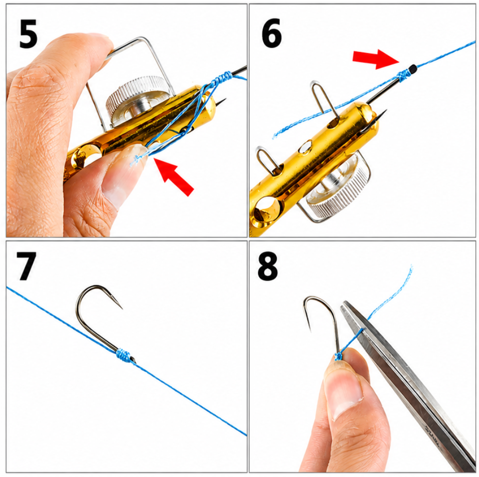 Fishing Line Knotter Hook Needle